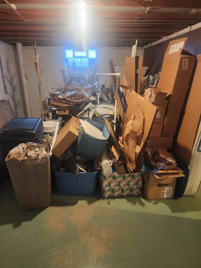 Roll-off dumpster container at job site for Yard Waste Dumpster Rental in Mount Dora